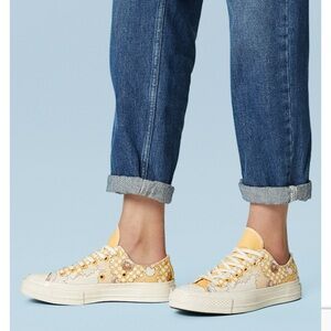 EUC Converse Retro Low Top Chuck 70 Summer Florals Lace Up Sneakers Women’s SZ 8
